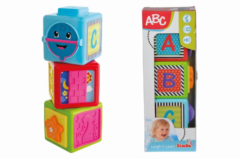 Veselé aktívne kocky stohovacie